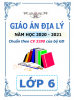 Giáo án theo chủ đề 5 hoạt động PTNL - 2020-2021 - Địa lý - Lớp 6 - File word