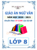 Giáo án theo chủ đề 5 hoạt động PTNL - 2020-2021 - Ngữ Văn - Lớp 8 - File word