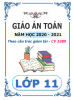 Giáo án Toán theo PP Mới (5 hoạt động 2 cột) Lớp 11 (2020-2021) - File word