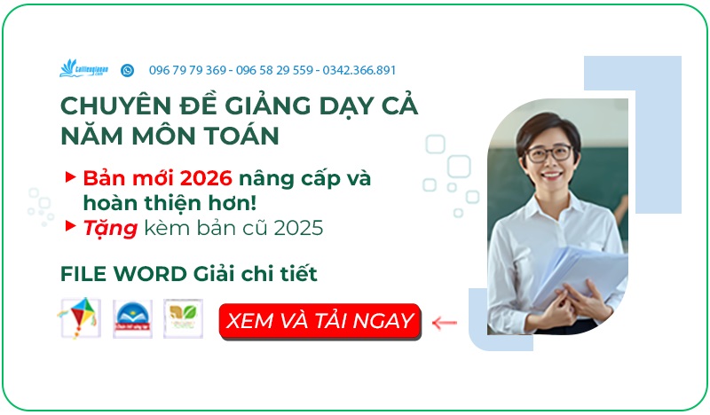 Tài liệu dạy thêm môn toán 10, 11, 12 bản mới 2026 Tài liệu dạy thêm môn toán 10, 11, 12 bản mới 2026